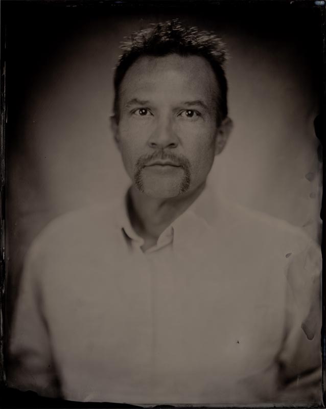 wet plate collodion portrait of homeless man james